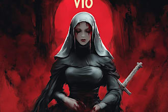 fantasy horror and fantasy horror character art