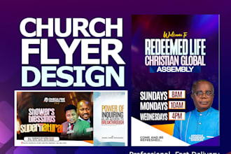 design professional church flyers and posters