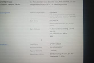 get you USA physical address for wise mercury bank, USA proof of address