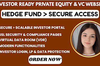 build private equity hedge fund investment portal venture credit capital website