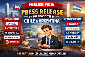 publish your press release on top news sites in chile and argentina