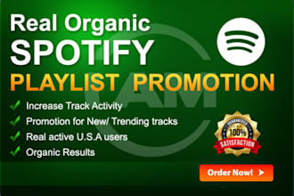 promote your music on spotify and apple music with real organic listeners