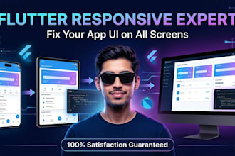 fix flutter UI responsiveness for mobile tablet and web