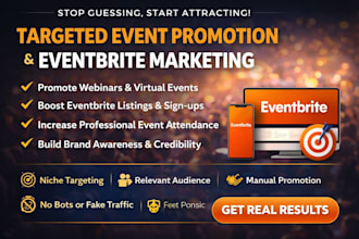 do targeted event promotion and eventbrite marketing to reach real audience