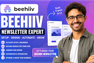 set up beehiiv newsletter template beehiiv website design beehiiv automation
