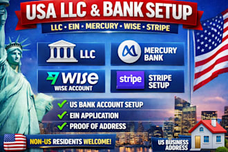 usa bank creation usa llc formation mercury wise  bank usa proof of address