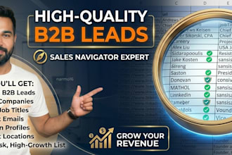 do linkedin b2b lead generation manually