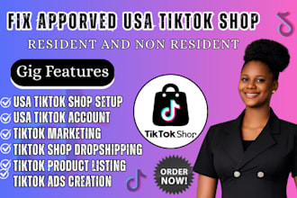 create USA tiktok shop setup tik tok shop tiktok manager for non resident