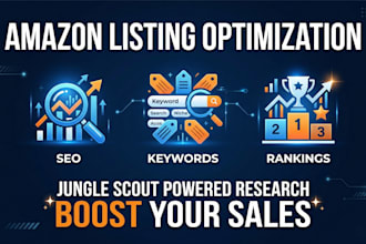 do amazon listing optimization and keyword research
