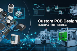 engineer professional custom pcb design for industrial and iot products