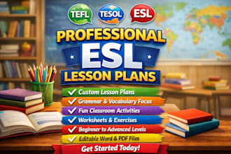 create esl lesson plan