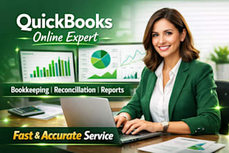 do quickbooks online bookkeeping, cleanup and catch up