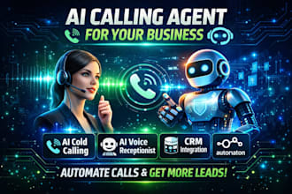 setup ai voice agent, ai cold caller, vapi ai receptionist n8n automation retell