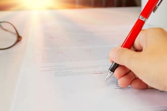 proofread documents for grammar, spelling, and punctuation