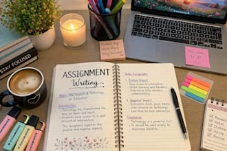 write high quality assignments and notes for any subject