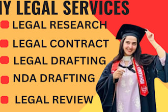 do legal research and draft contracts, agreements, and legal documents