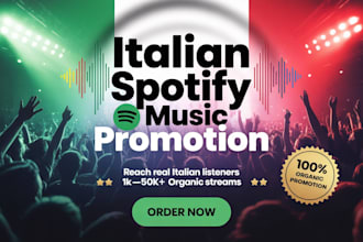 do italian spotify music promotion