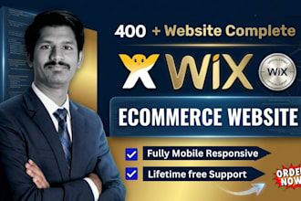 build a custom wix studio website, landing page or wix ecommerce store