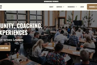 design life coach consulting wix website