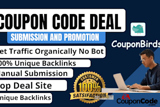do manually submit and promote coupon code sales promotion on 100 deals sites