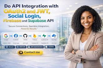 integrate oauth2, jwt authentication, social login and stripe payment system
