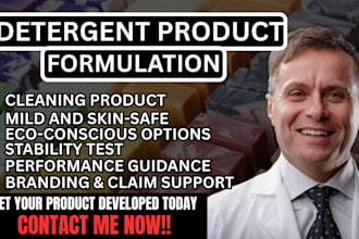 do custom safe and clean detergent soap formulation laundry product development