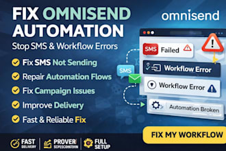fix omnisend SMS flow now sending automation workflow issue omnisend campaign