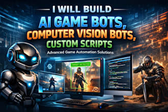 build ai game bots, computer vision bots, and custom automation scripts