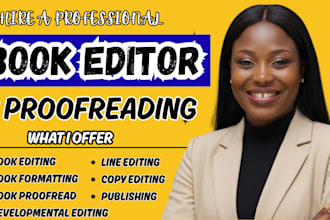 proofread and developmental edit nonfiction and fantasy novels