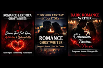 ghostwrite an original romance or erotic story