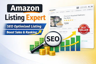 create and optimize amazon product listing SEO