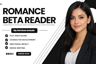 be a romance beta reader, dark romance beta reader, horror, romantasy beta reade