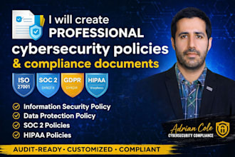 create professional cybersecurity reports, policies and compliance documents