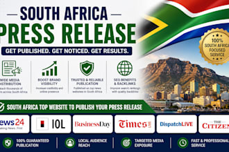 distribute SEO press release to top south africa media outlets