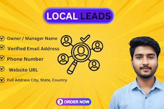 scrape and build a verified local business lead list with emails