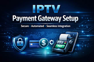 integrate secure payment gateway into your iptv app or panel
