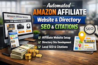 build an amazon affiliate website,amazon associates site, SEO affiliate business