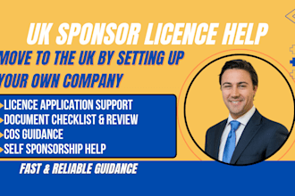 guide and help you apply for UK sponsor licence and certificate of sponsorship