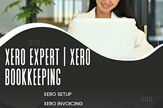 do xero bookkeeping, xero setup, and be your xero expert