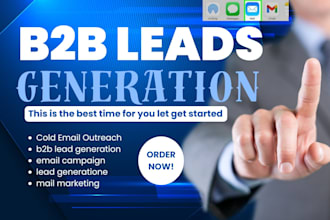 do cold email outreach b2b lead generation campaign
