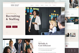 design recruitment website, job board website, staffing website