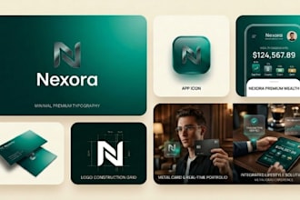 create the brand kit, brand design, logo, brand book