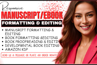 format manuscript book editing developmental editor book manuscript formatting