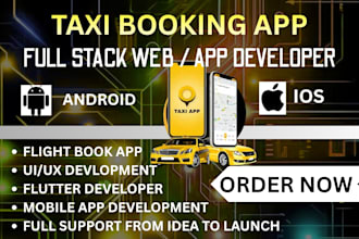 build taxi app develop flight booking app mobile app taxi booking app developer