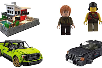 custom lego technic supercars,houses, bikes, and machines with pro instructions