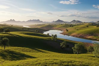 design natural landscape, landscape rendering, backyard landscape, garden