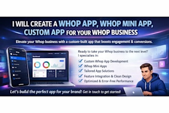 create whop app, whop mini app, custom app for your business
