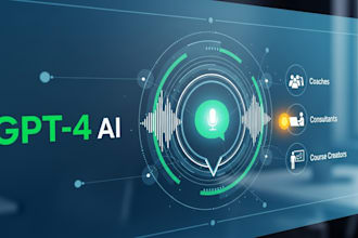 build smart gpt4 voice ai chatbot for coaches consultant course creator business
