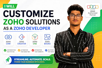 customize zoho CRM zoho creator zoho one zoho books as a zoho developer