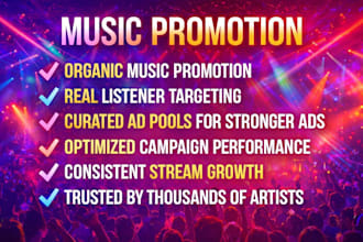 do music promotion for long term fan growth